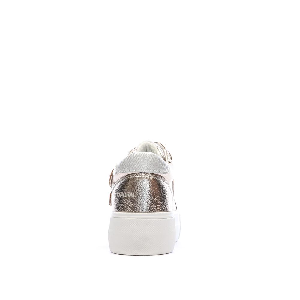 Zapatillas doradas con plataforma para mujer Kaporal Clovia ver 3