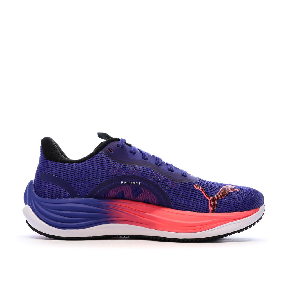 Chaussures de Running Bleu Femme Puma Velocity Nitro 3 vue 2