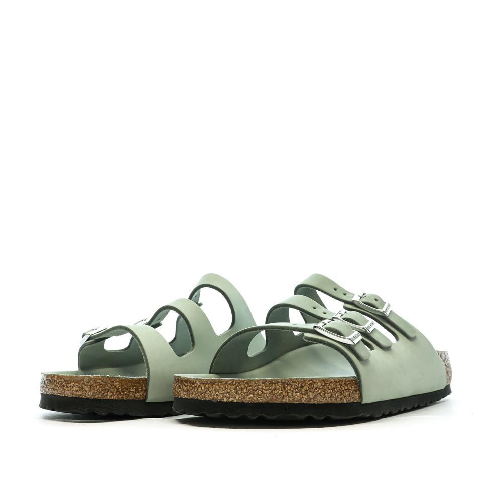 Sandales Vertes Femme Birkenstock Florida vue 5