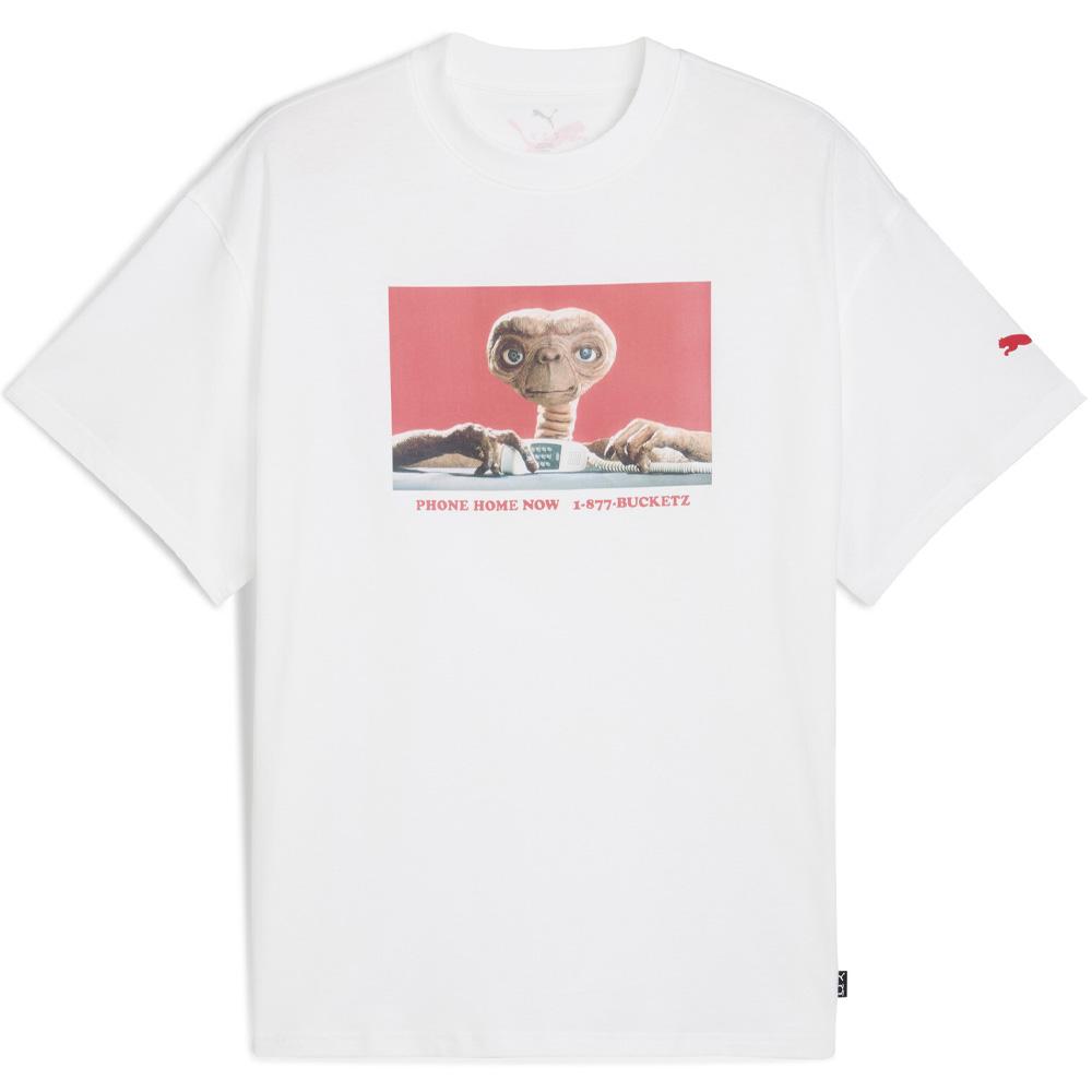 Weißes Herren-T-Shirt Puma Hoops X E.t. günstig
