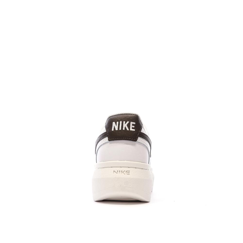 Baskets Blanc/ Noir Femme Nike Court Vision Alta vue 3
