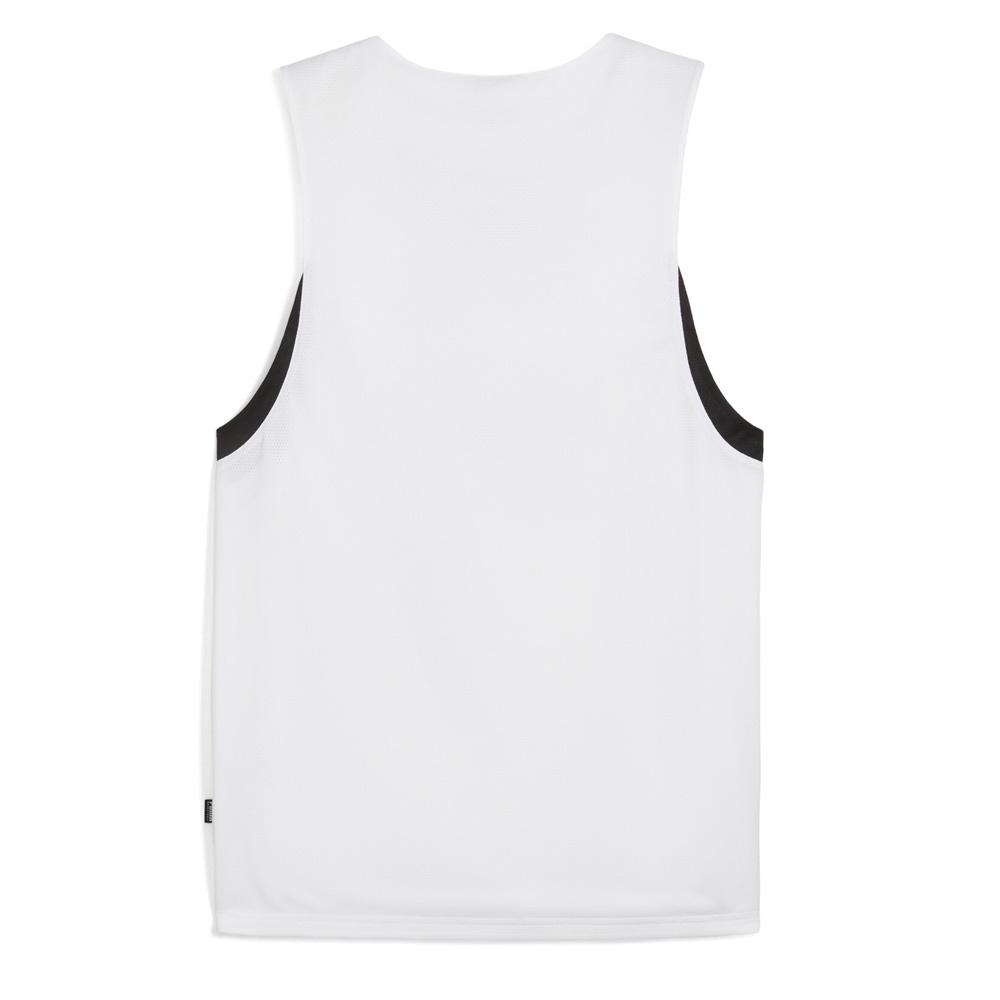 Camiseta de tirantes Puma Basketball Blanco/Negro Jaws Core, Hombre ver 2