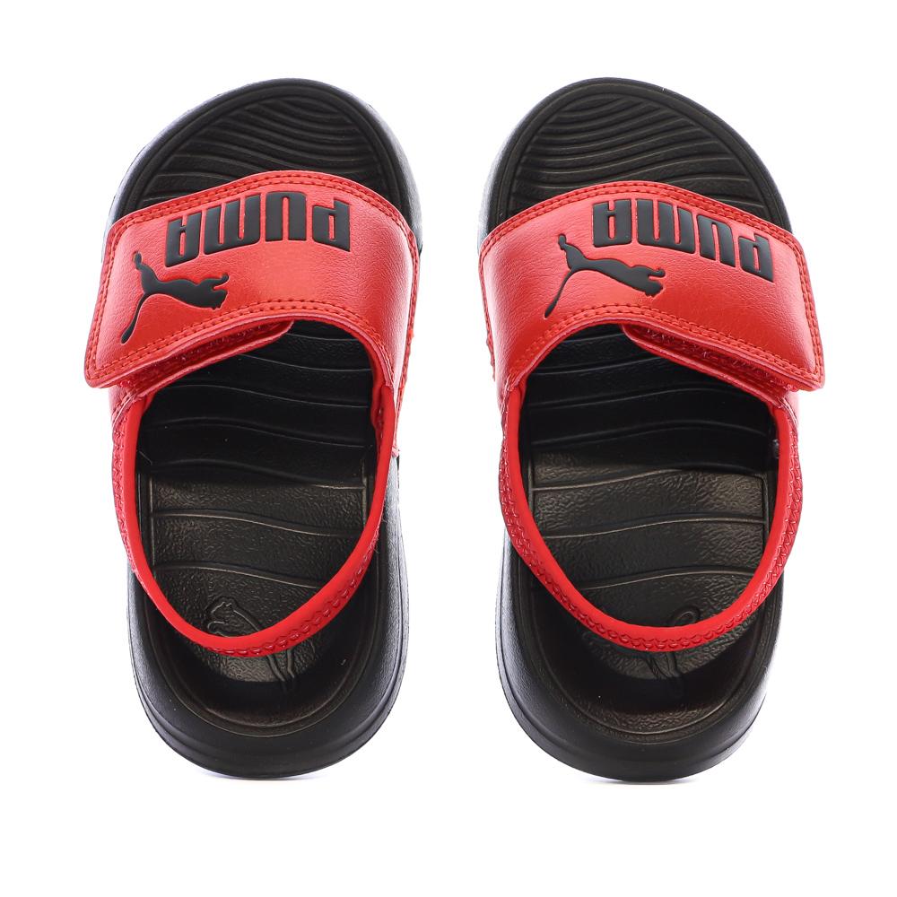 Sandals Black/Red Child Puma Popcat 20 Photo of the Espace des Marques %store% store - view of %key%