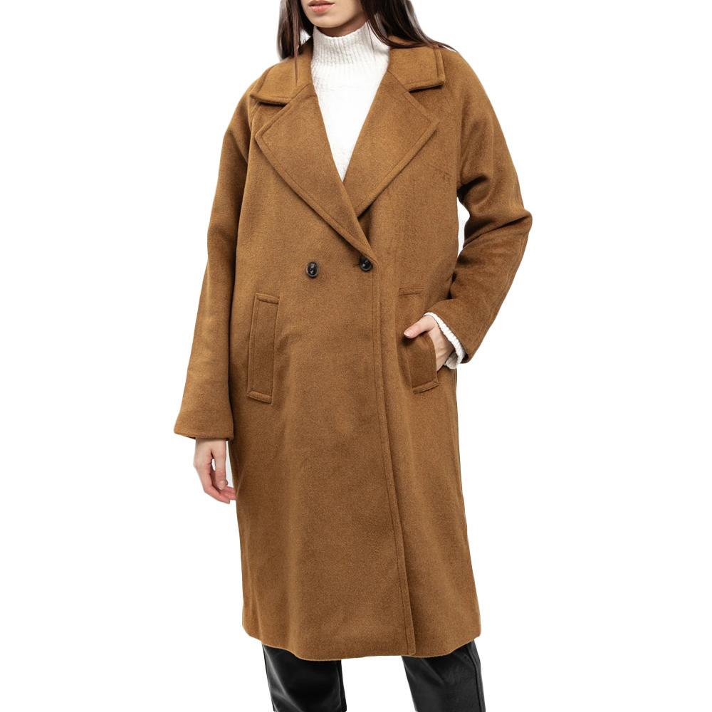 Brauner Mantel Frau Vero Moda Hazel günstig