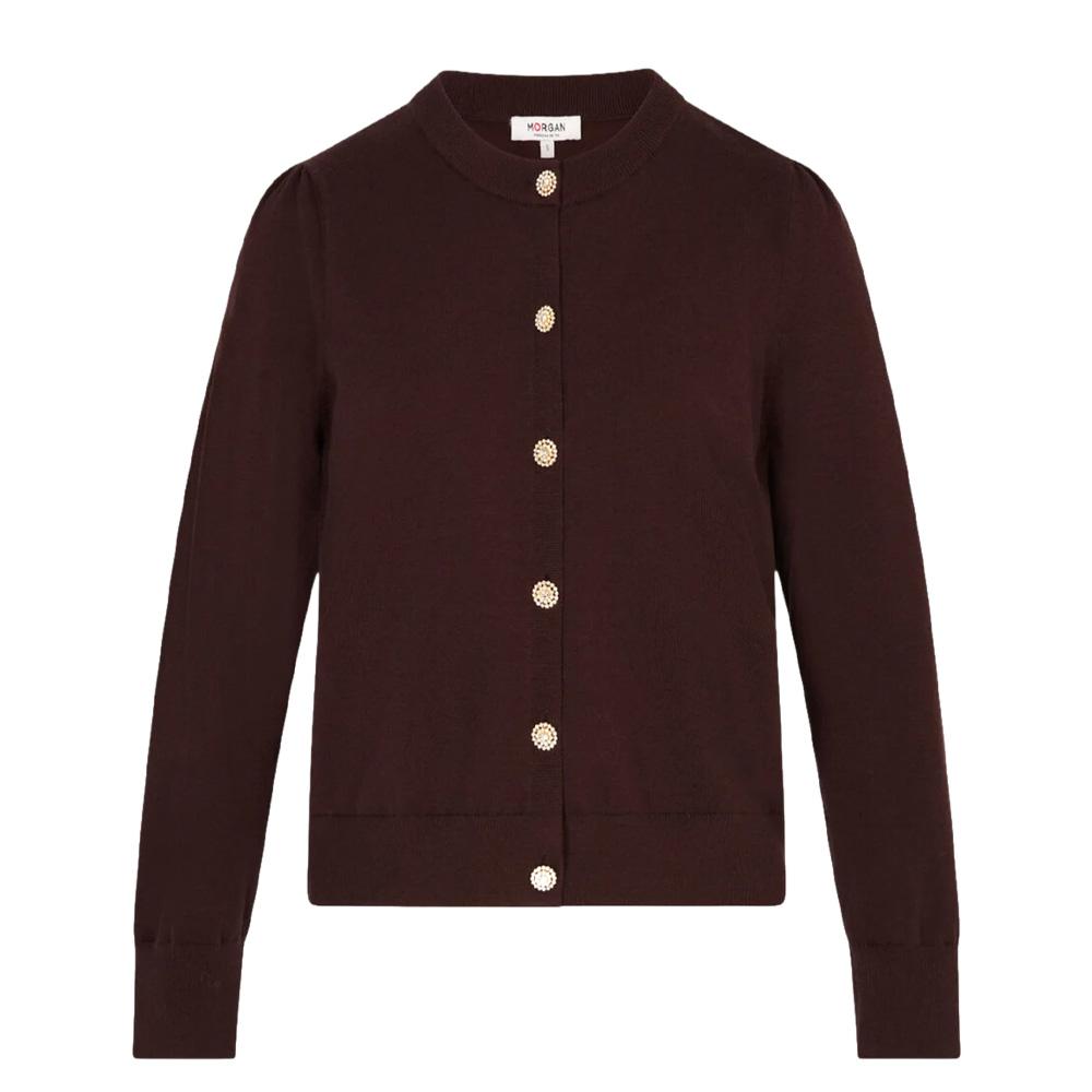 Chaleco marrón para mujer Morgan MKNOT ver 3