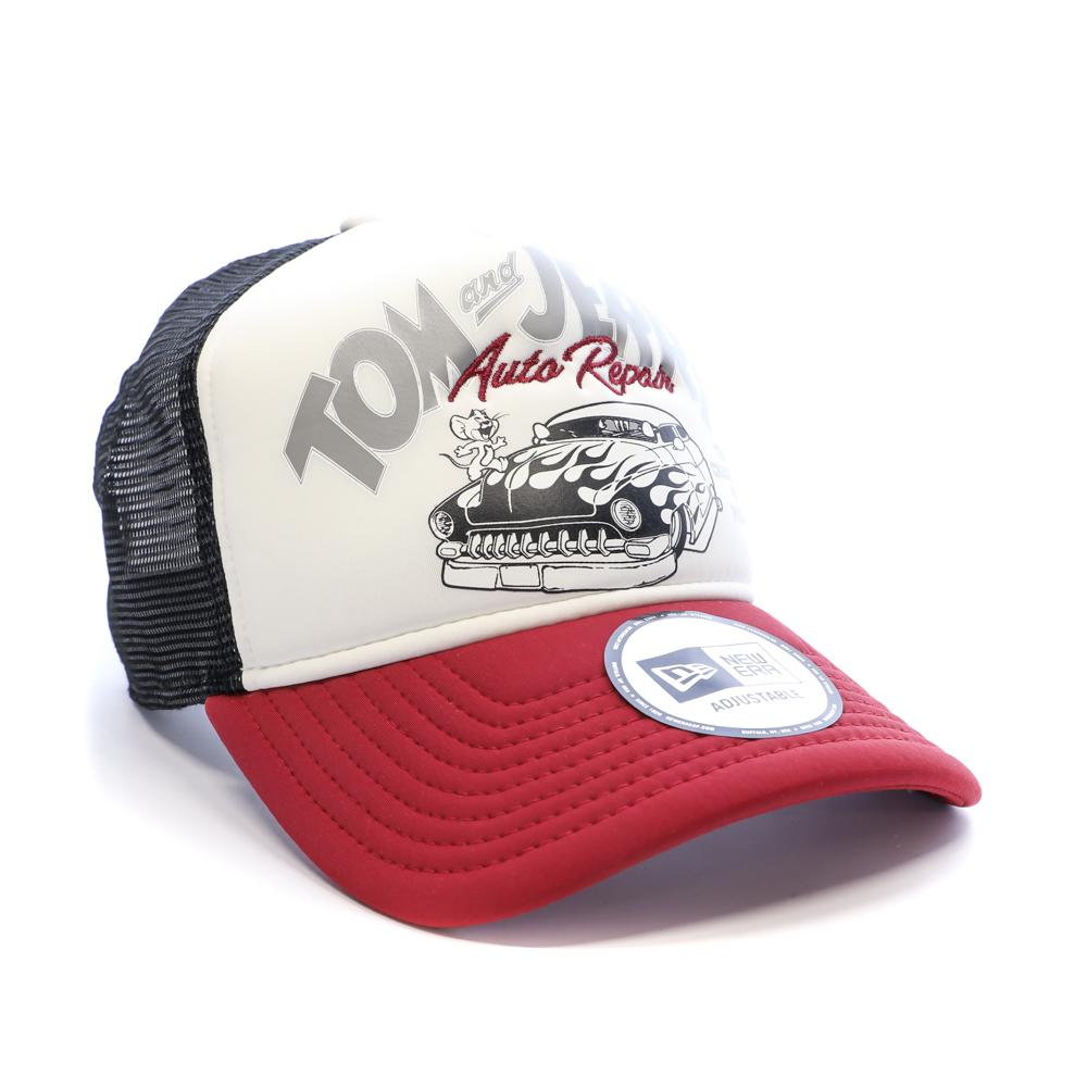 Casquette Blanc/Rouge/Noir Homme New Era Jerry Auto Repair vue 2