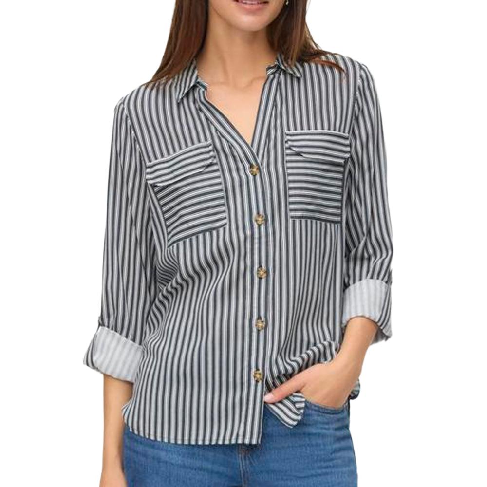 Women's Black/White Shirt Vero Moda Bumpy affordable