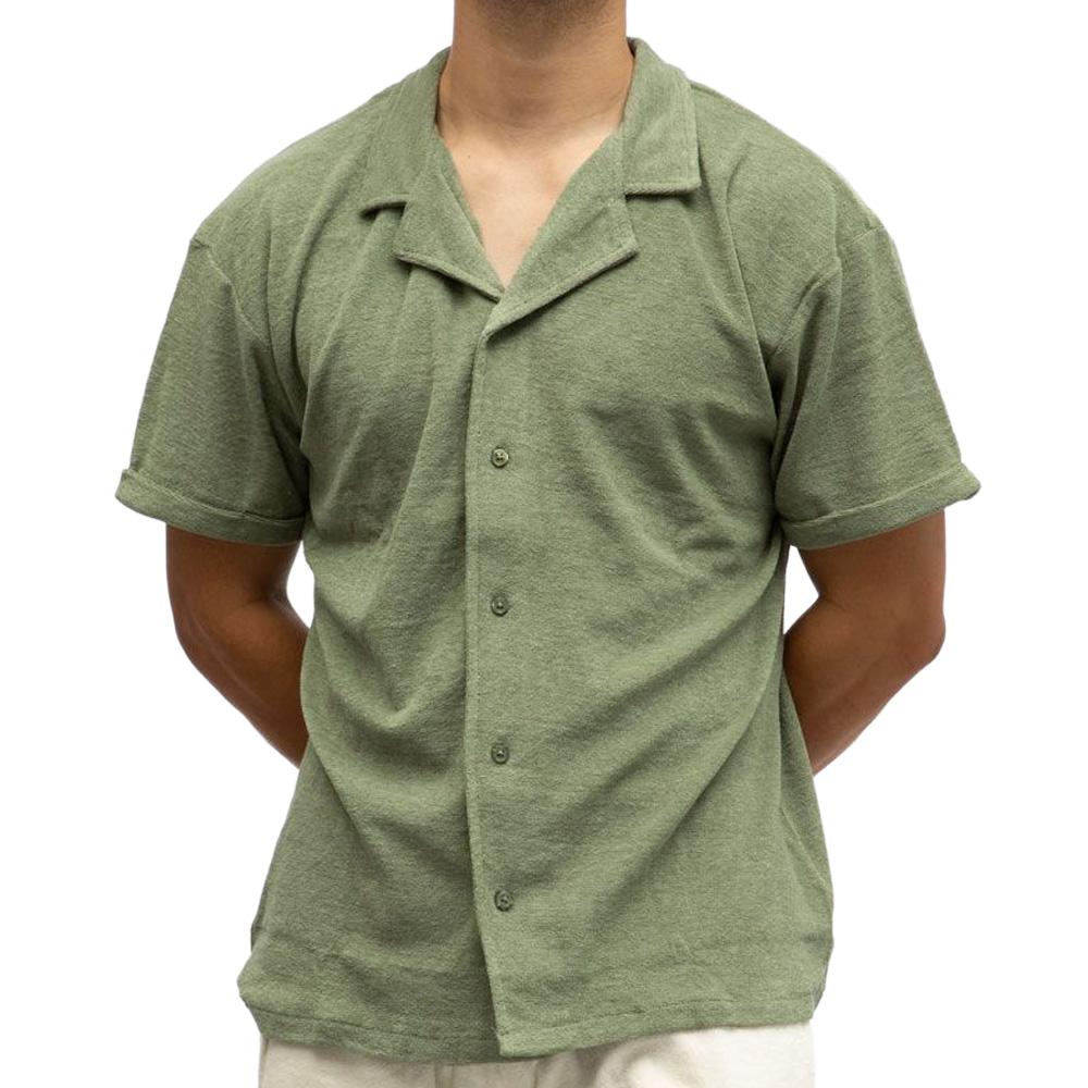 Paname Brothers CHARLY Men’s Khaki Shirt affordable
