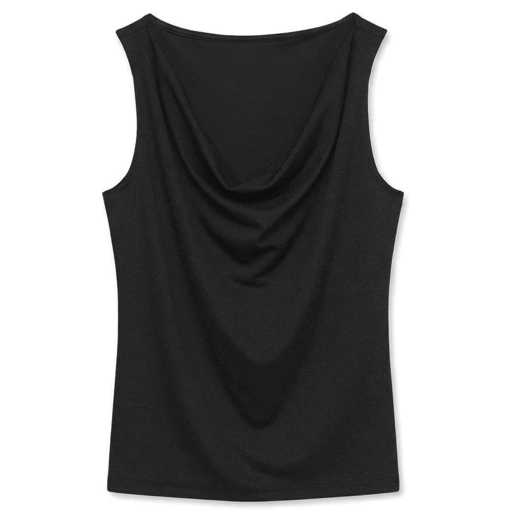 Débardeur scintillant Noir Femme Vero Moda Kanva vue 2