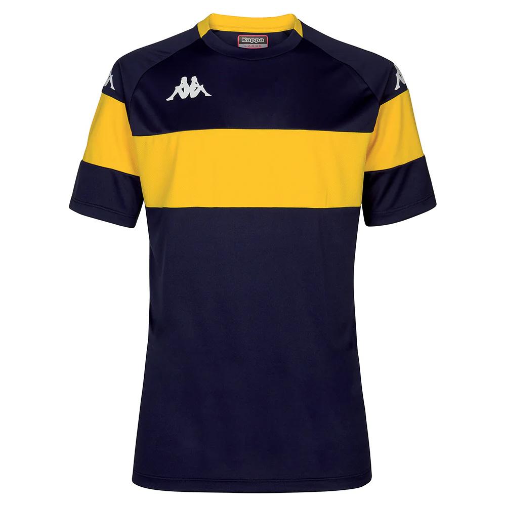 Kappa Dareto Men's Navy/Yellow Sport T-Shirt affordable