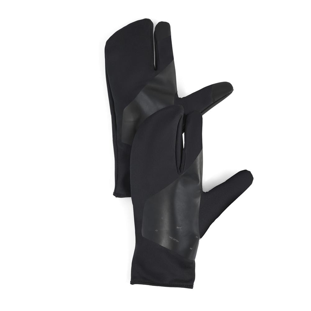 X1 Paar schwarze Handschuhe PUMA x HELIOT EMIL Logo Gloves günstig