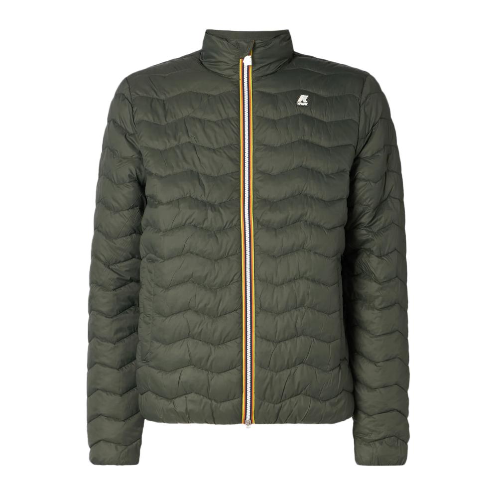 Khaki Daunenjacke Mann K-WAY Valentine Quilted günstig