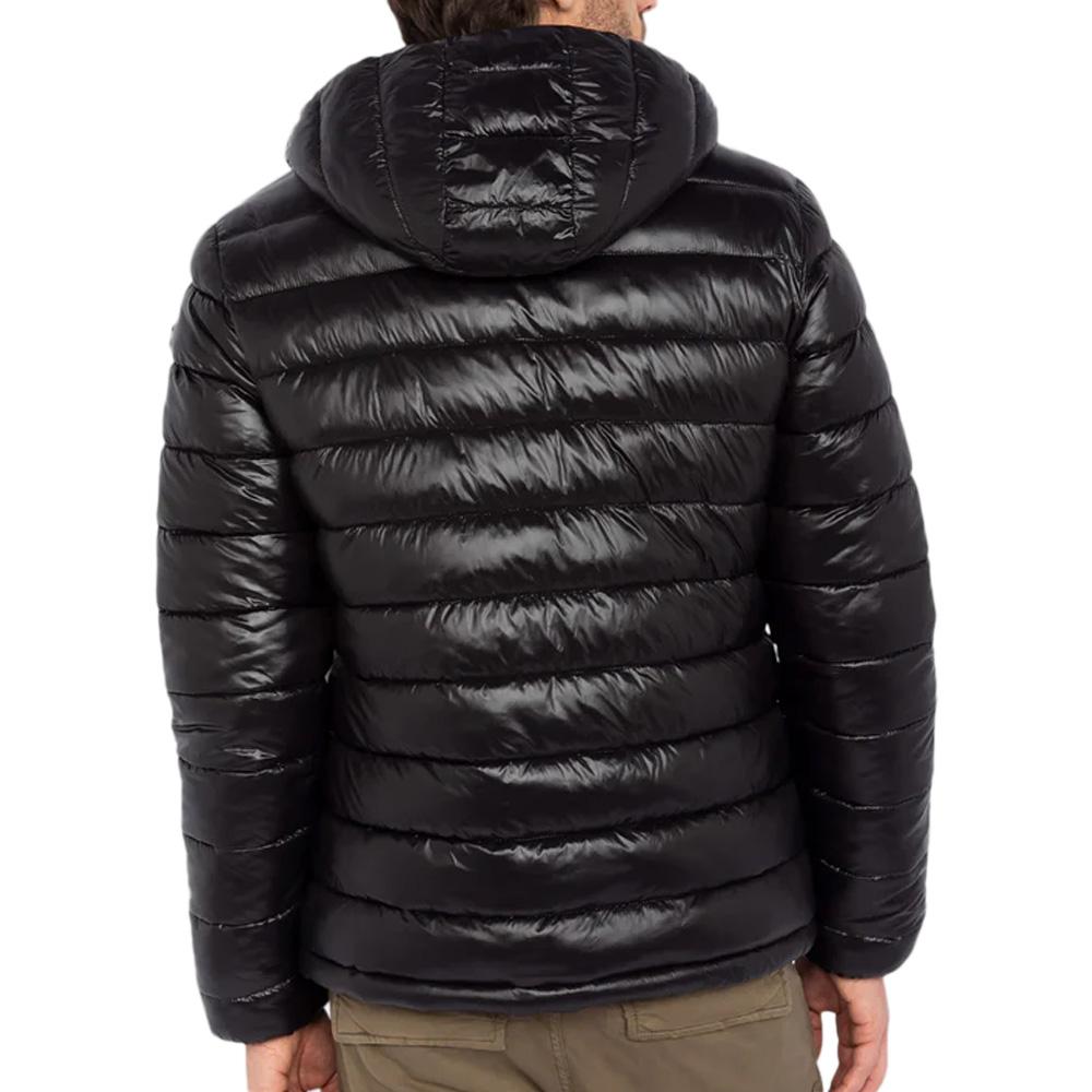 Daunenjacke Schwarz Mann Schott DRAGO Ansicht 2