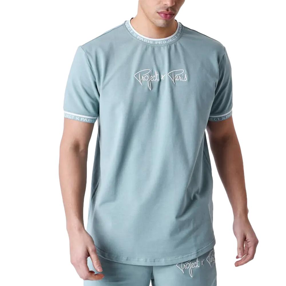 Blau/Weißes Herren-T-Shirt Project X Paris 2511114 günstig
