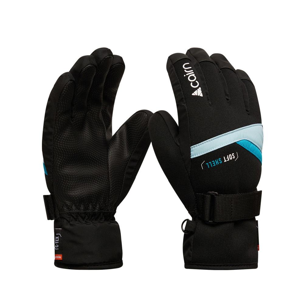 Guantes esquí Cairn Styl Negro/Azul Niño/Niña barato