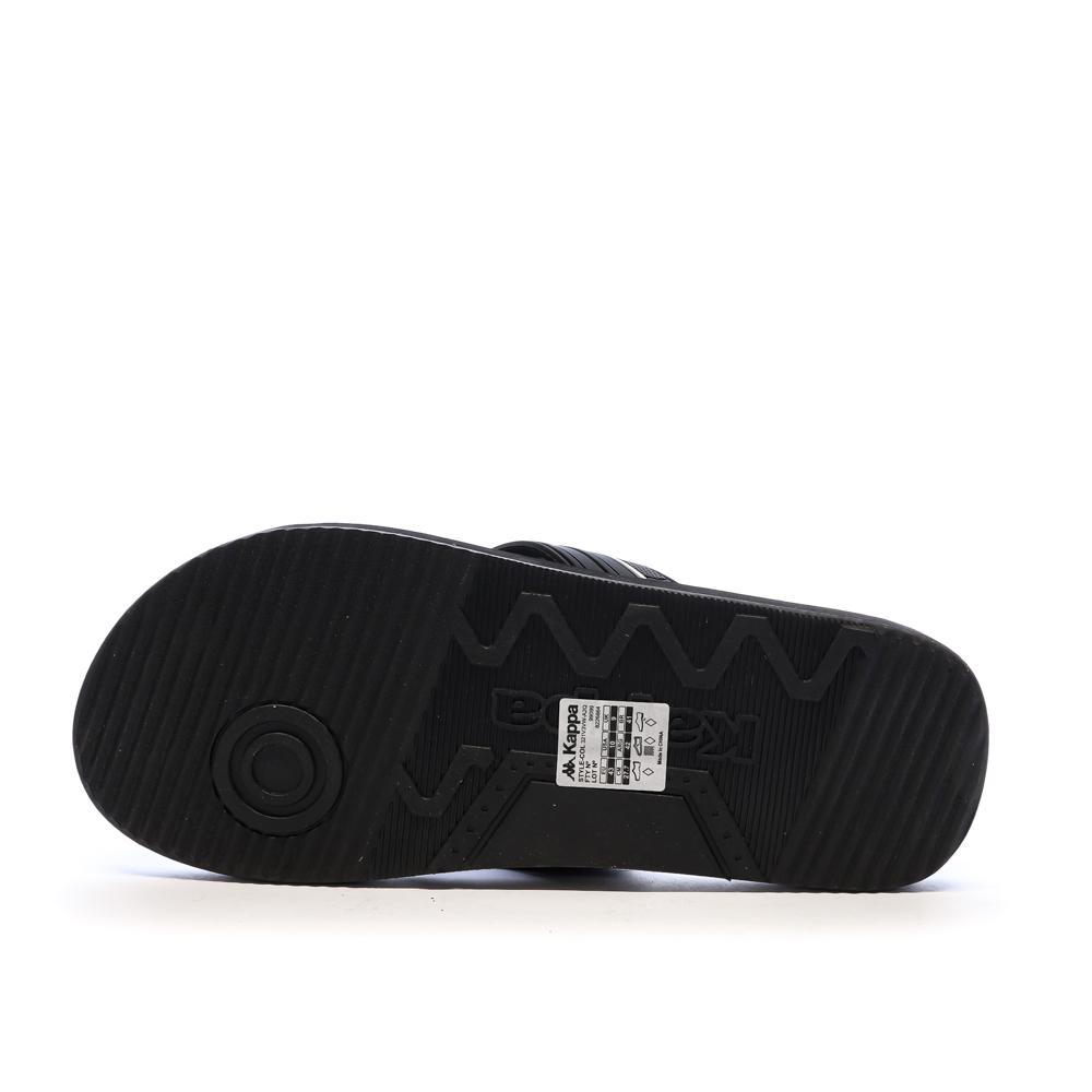 Schwarze Flip-Flops für Herren von Kappa Seaf Ansicht 2