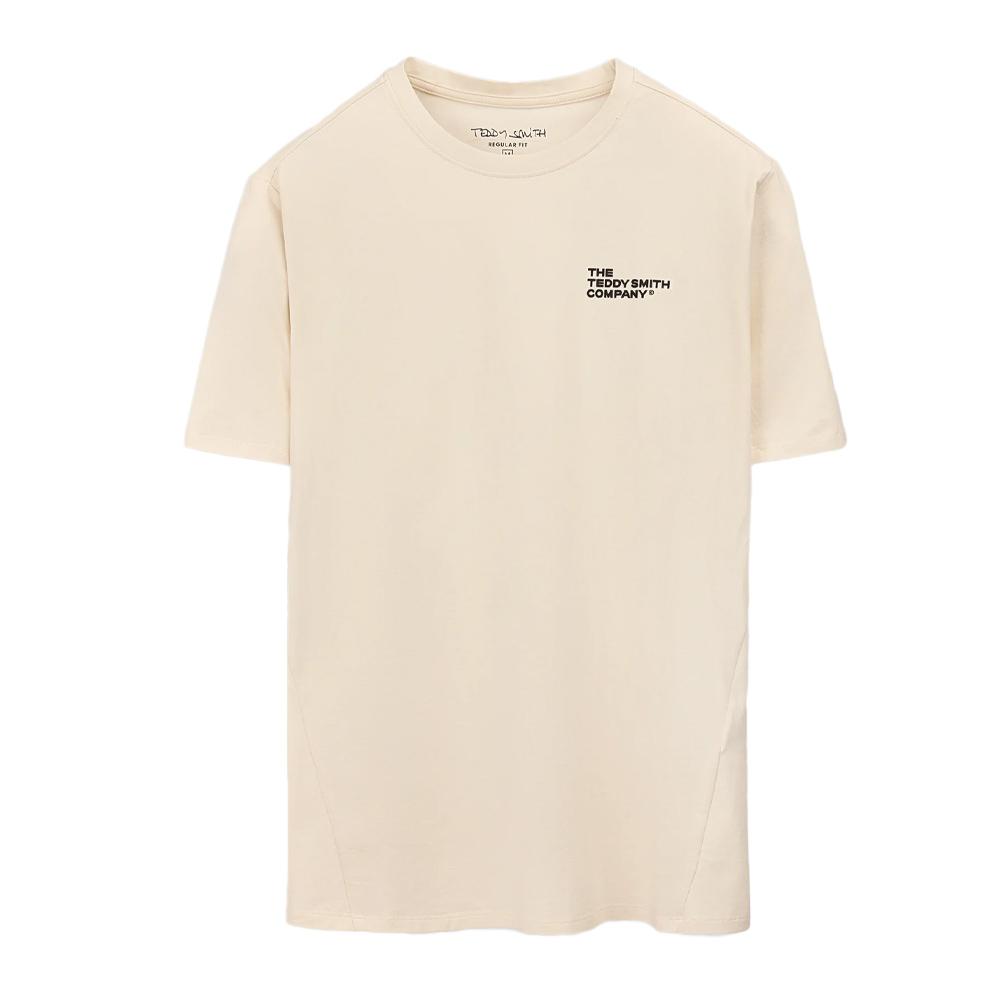 Camiseta Beige Niño Teddy Smith Company barato