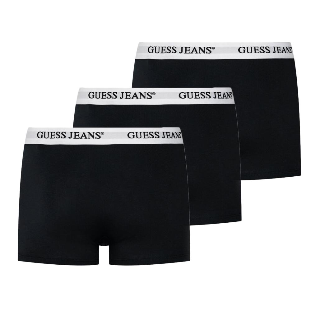 X3 Trunks Guess Blanco/Negro Hombre ver 2