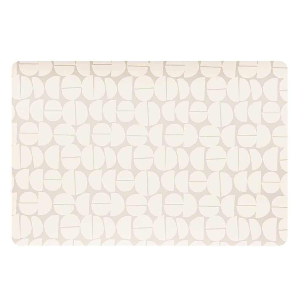Atmosphera Juego de Mesa Gris/Blanco Vinilo 45x30 barato
