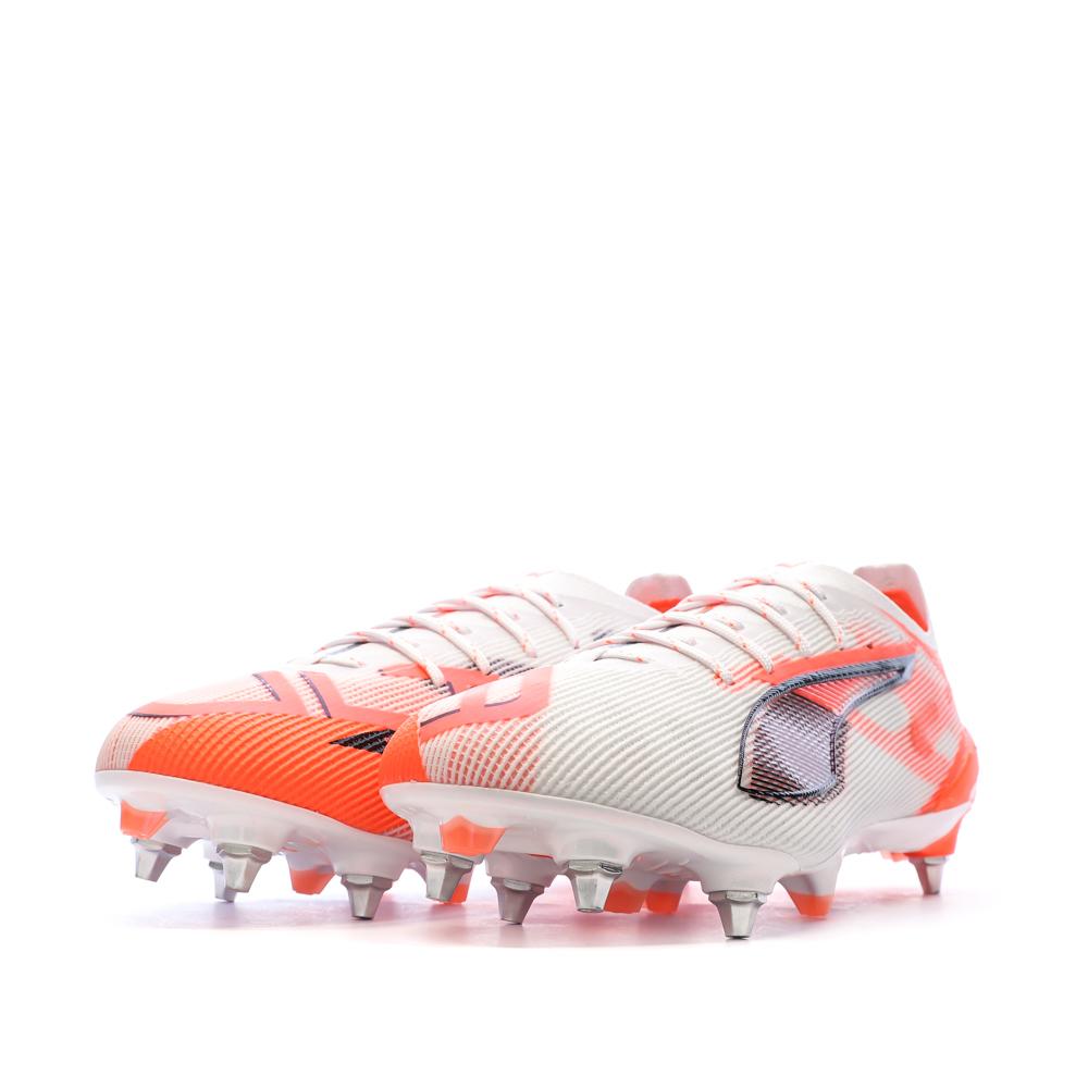 Chaussures de football Blanches/Orange Homme Puma Ultra 5 Ultimate 108343 Photo of the Espace des Marques %store% store - view of %key%