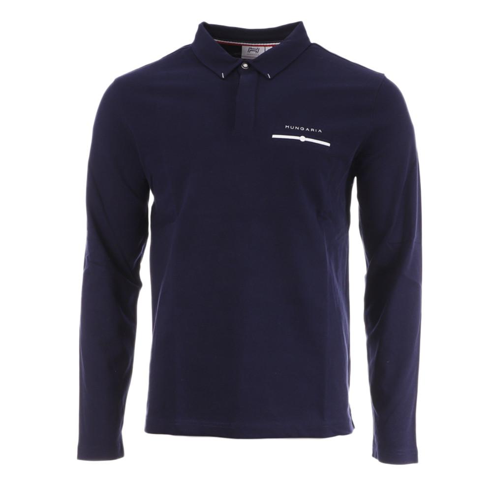 Hungaria Sangay Polo azul marino para hombre barato