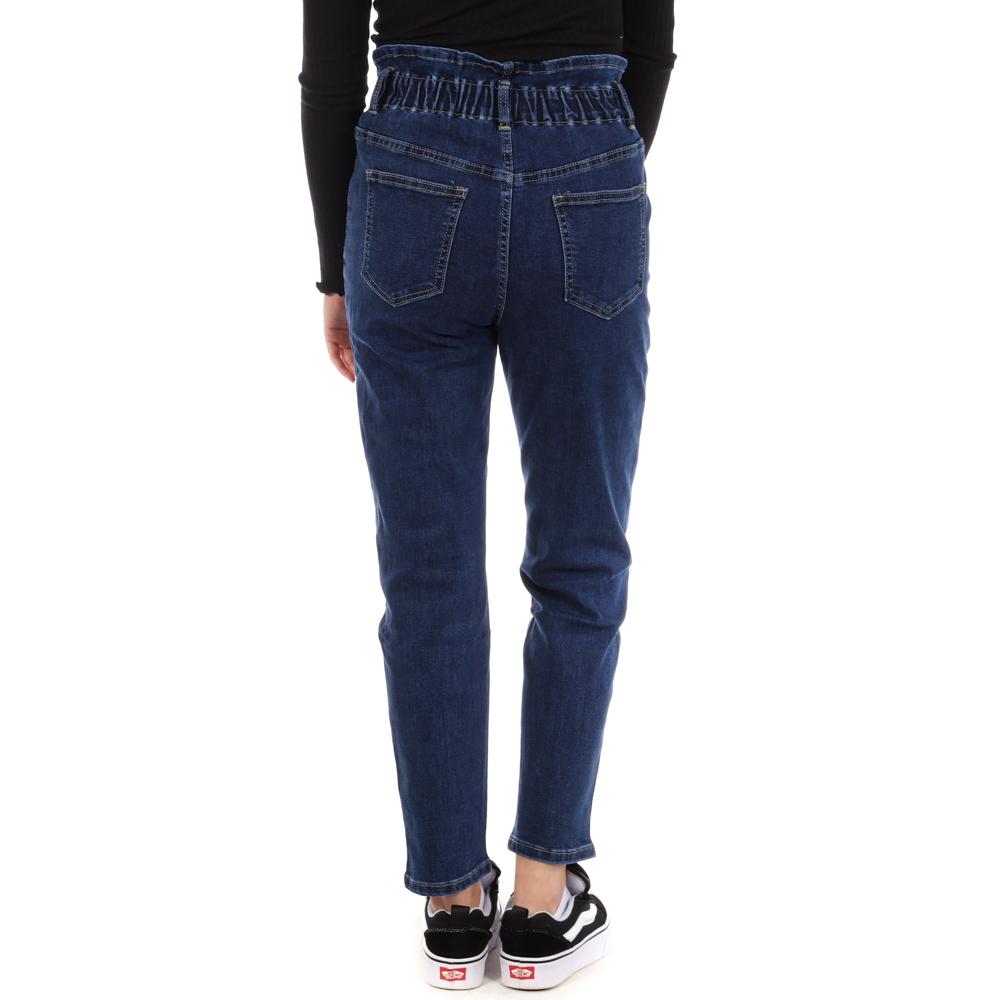 Jean Droit Bleu Femme Monday Premium 643 vue 2