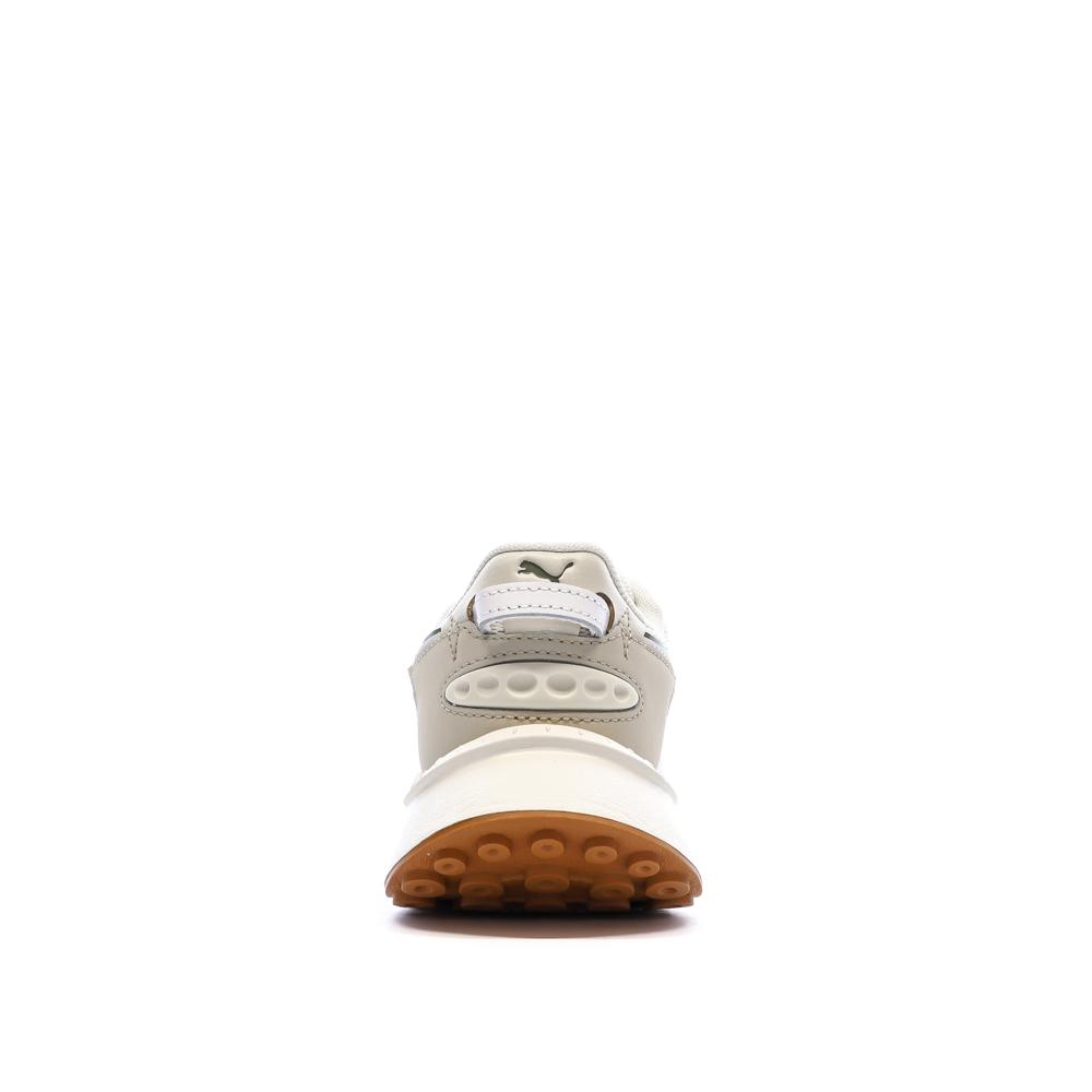 Baskets Beige/Blanc Femme Puma Wild Rider Futurism vue 3