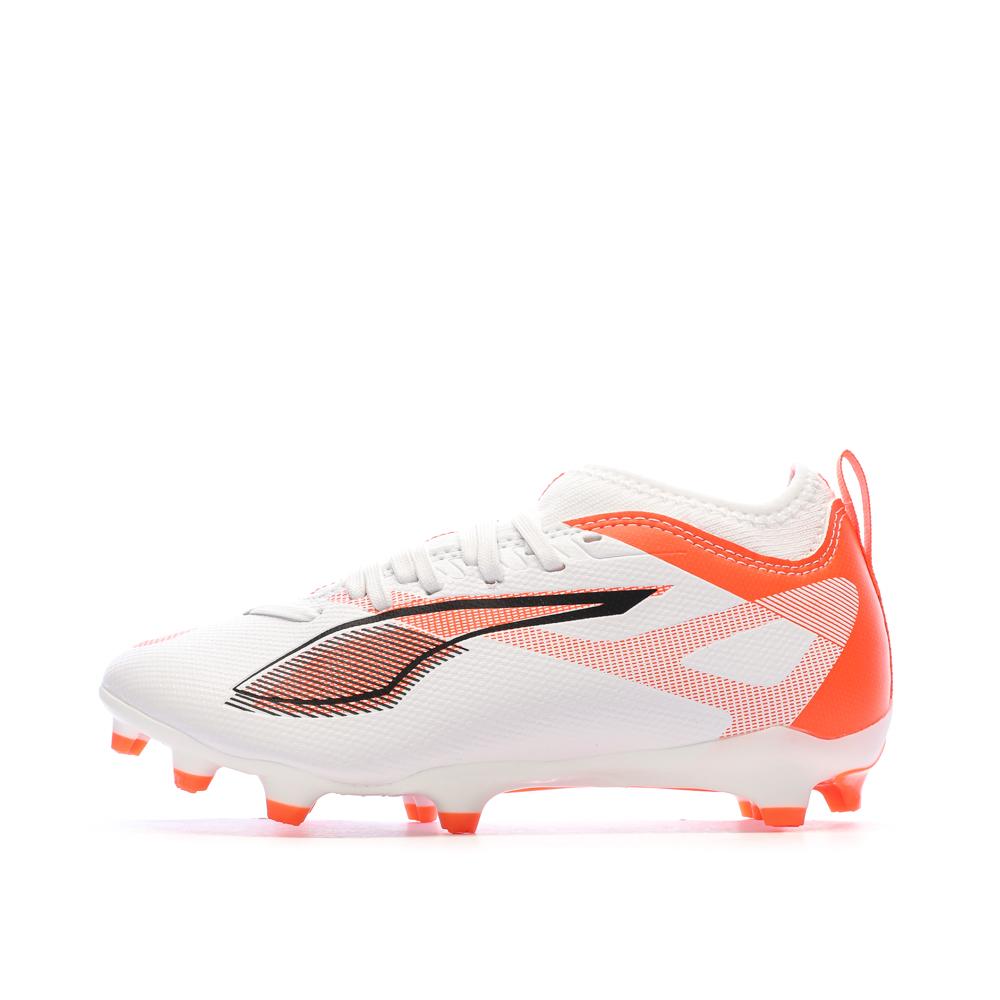 Chaussures de football Blanc/Rouge Garçon Puma Ultra 50 pas cher