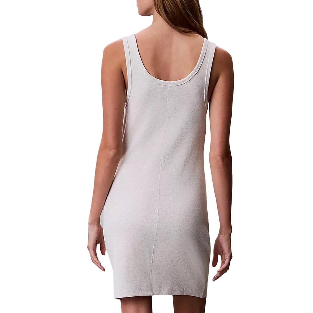 Calvin Klein Jeans Woven Light Grey Women’s Dress Photo of the Espace des Marques %store% store - view of %key%