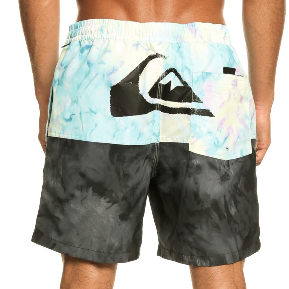 Bañador negro/azul para hombre de Quiksilver con el logotipo «Butt» ver 2