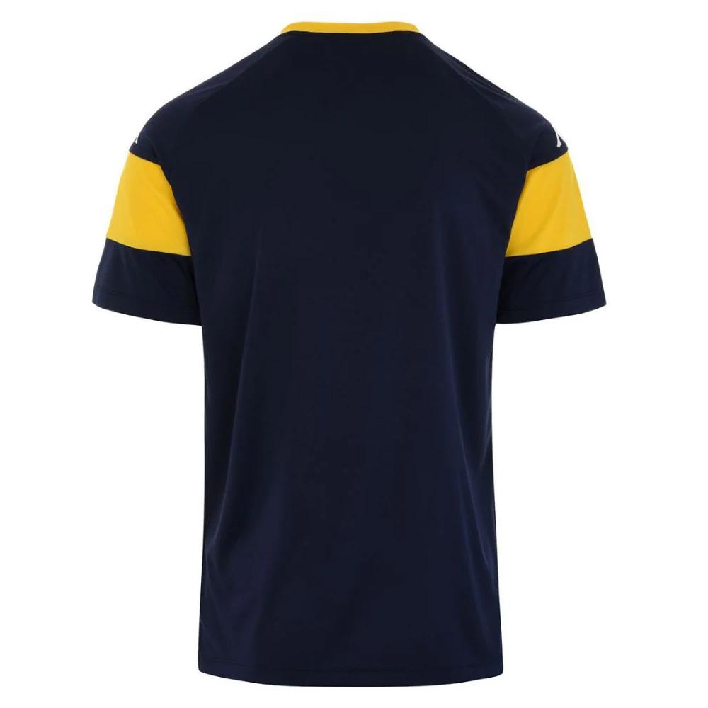 Kappa Dareto Men's Navy/Yellow Sport T-Shirt Photo of the Espace des Marques %store% store - view of %key%