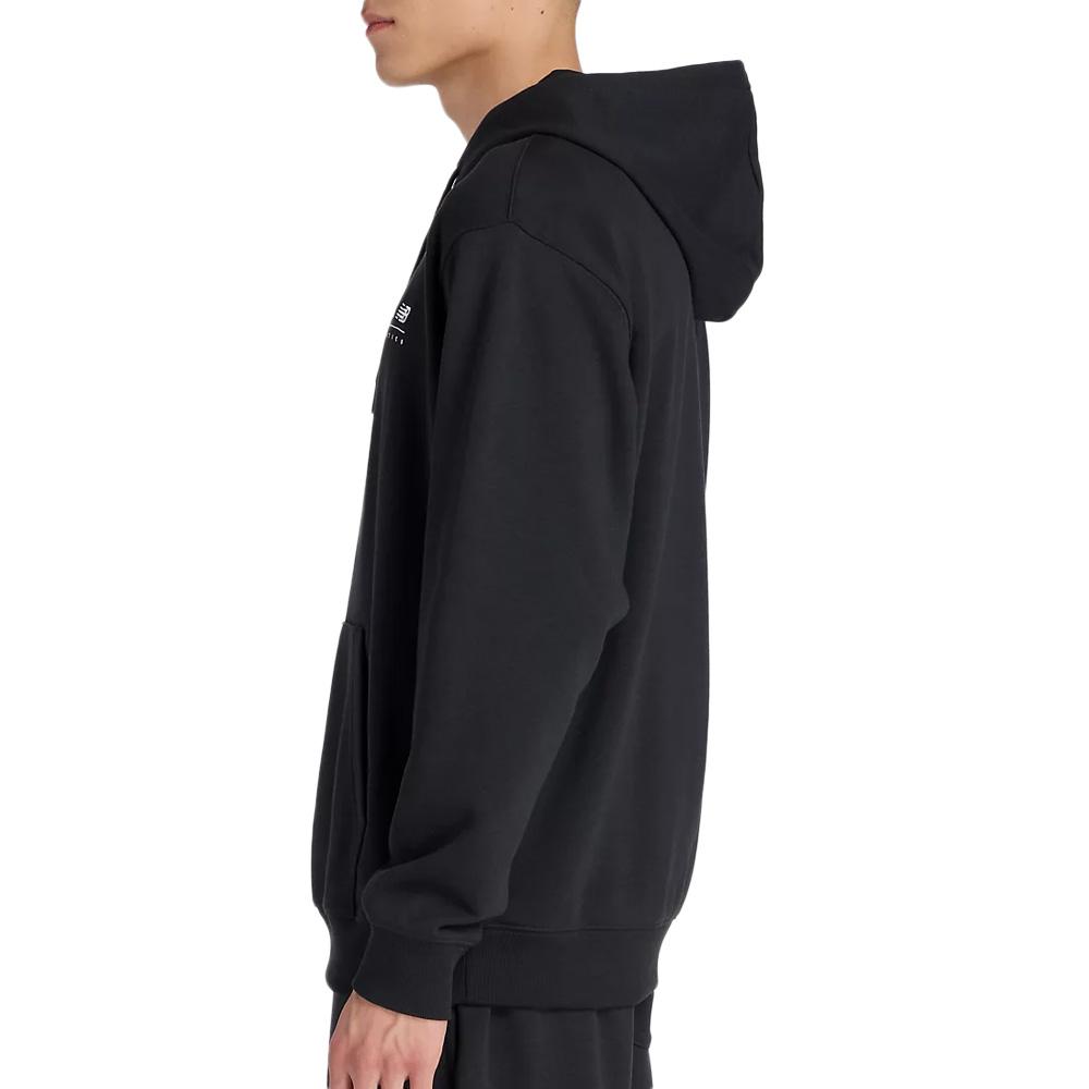 Sweatshirt Schwarz Männlich New Balance Linear Ansicht 2