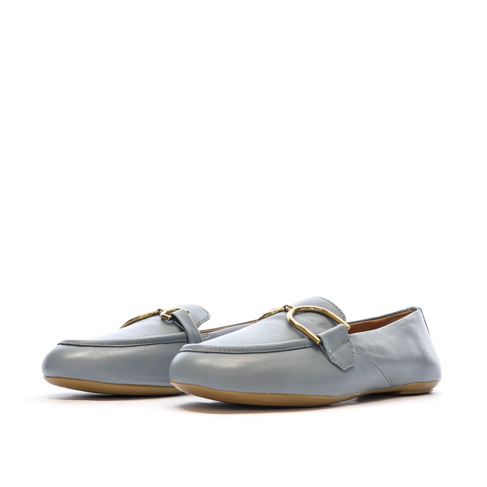 Mocasín Geox Palmaria Azul Mujer ver 6
