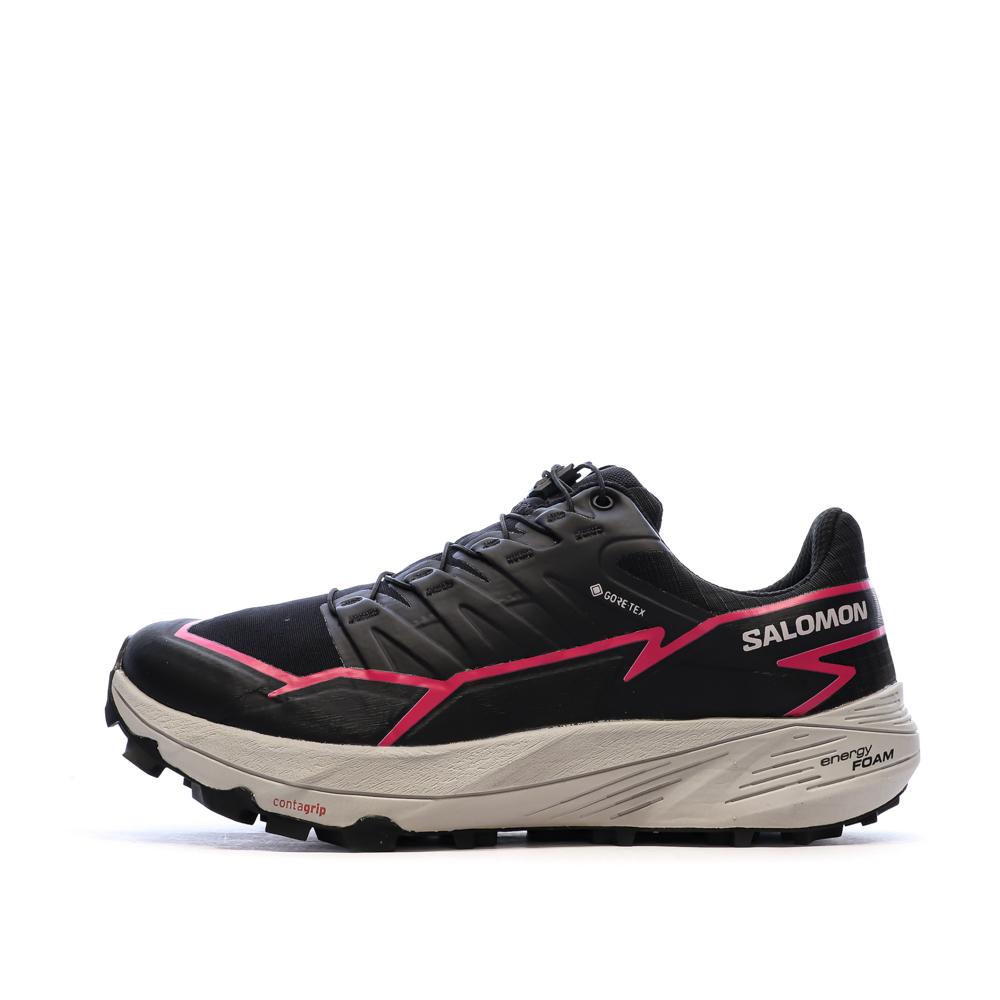 Schwarze Salomon Thundercross Wanderschuhe für Damen günstig