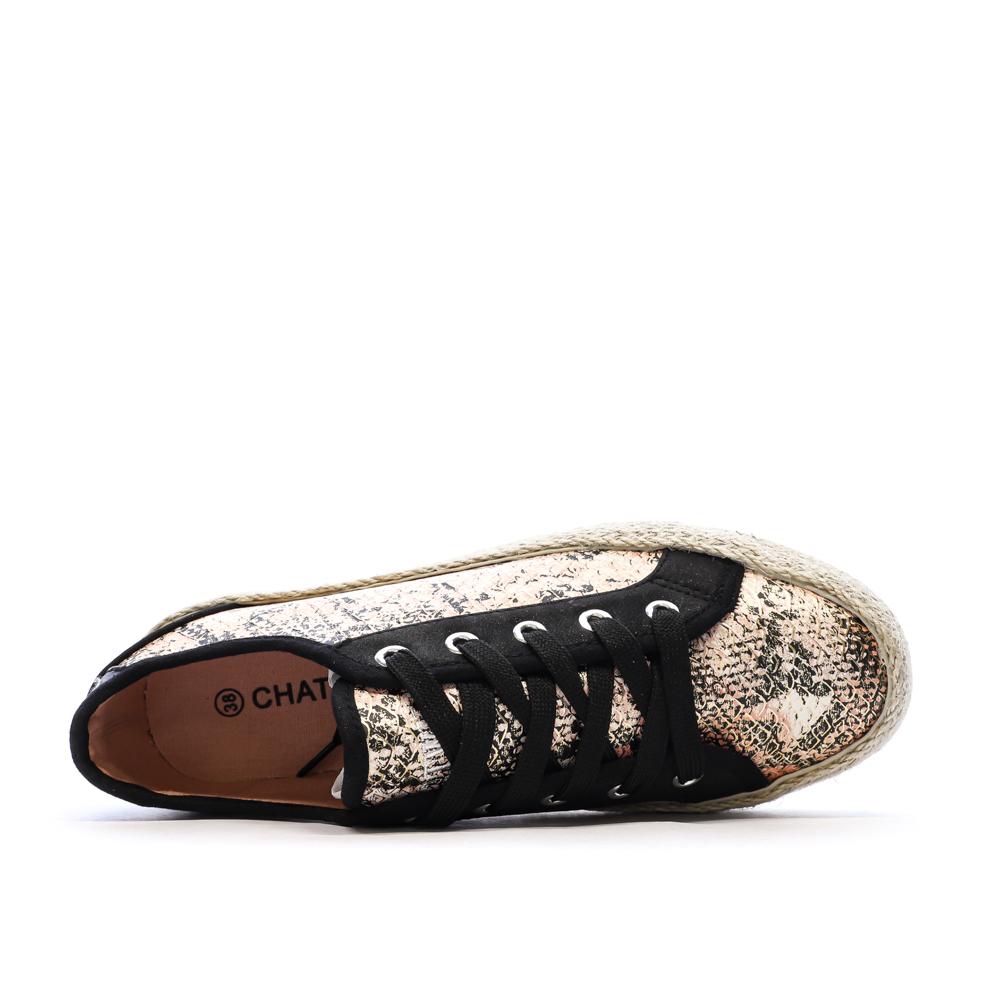 Black/Pink Women's Sneakers Chattawak Paco Photo of the Espace des Marques %store% store - view of %key%