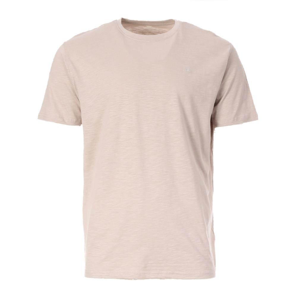 Camiseta hombre beige No Publik Flamme barato