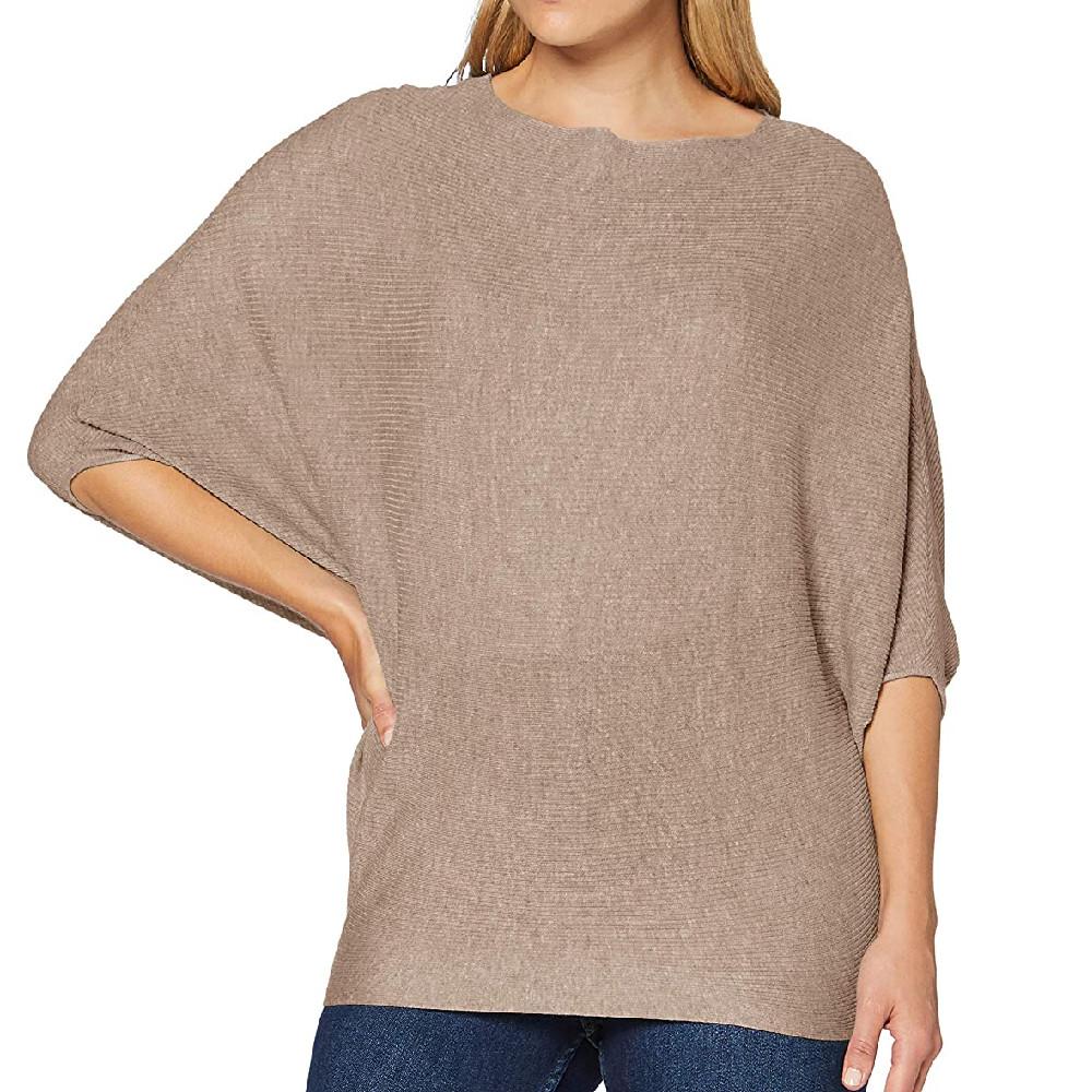 JDY New Behave Women's 3/4 Sleeve Beige Sweater affordable