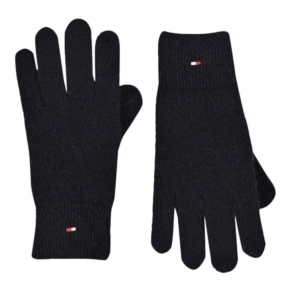 Women's navy gloves Tommy Hilfiger Flag Fluffy affordable