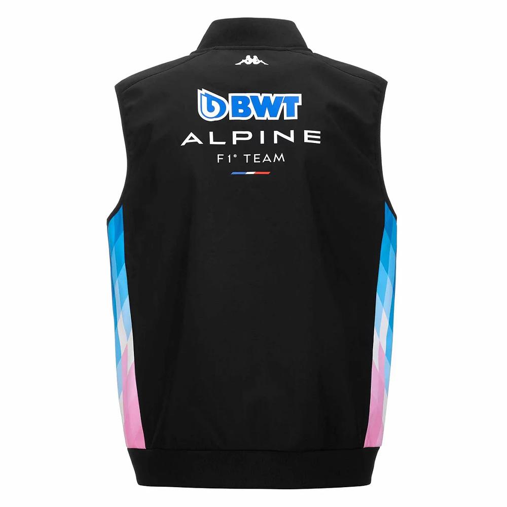 Chaqueta sin mangas Kappa Abosle Negro/Turquesa, Hombre ver 2