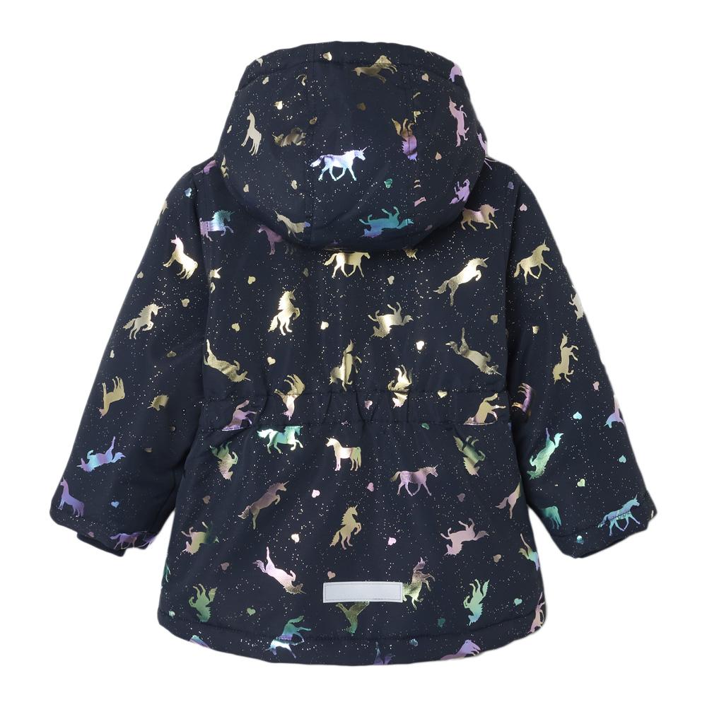 Chaqueta azul marino de niña Name it Unicorn ver 2