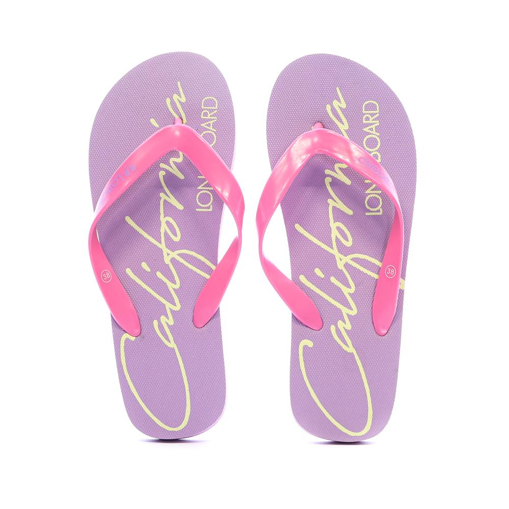 Lila Damen-Flip-Flops Longboard Lila Ansicht 3