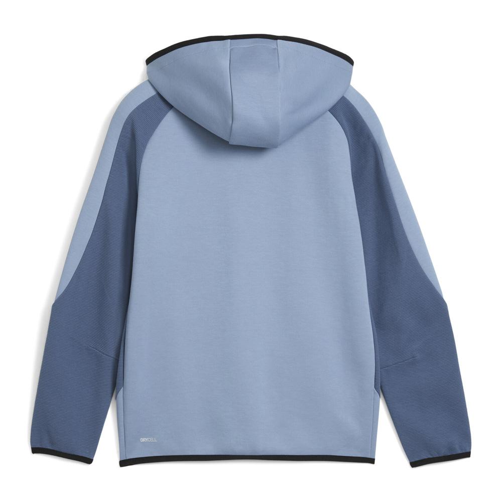 Sweatshirt mit Reißverschluss Blau Männlich Puma Evostripe Ansicht 2