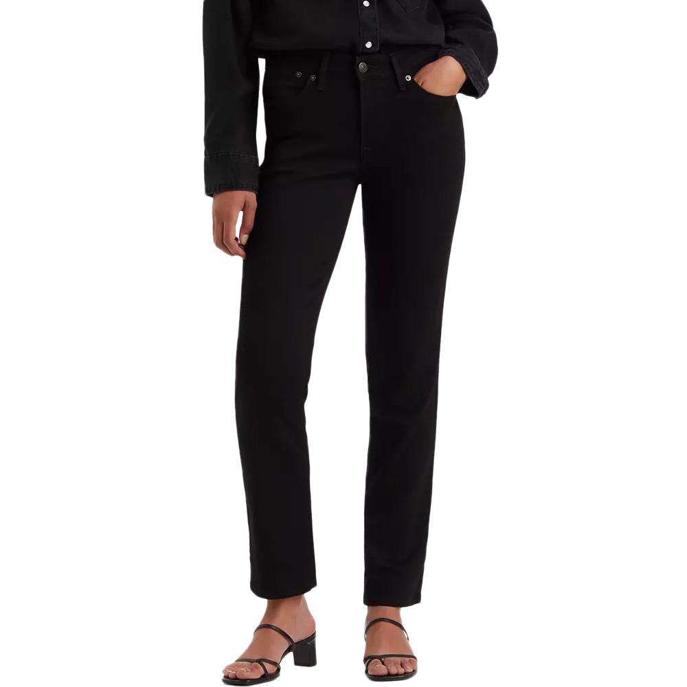 Women's 712 Slim Black Levi's Welt Pocket Jeans affordable
