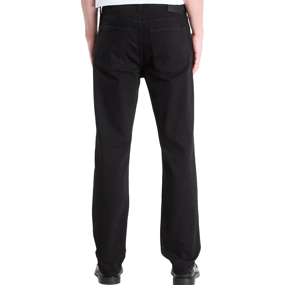 Vaqueros rectos negros para hombre Calvin Klein Jeans Standard Straight ver 2