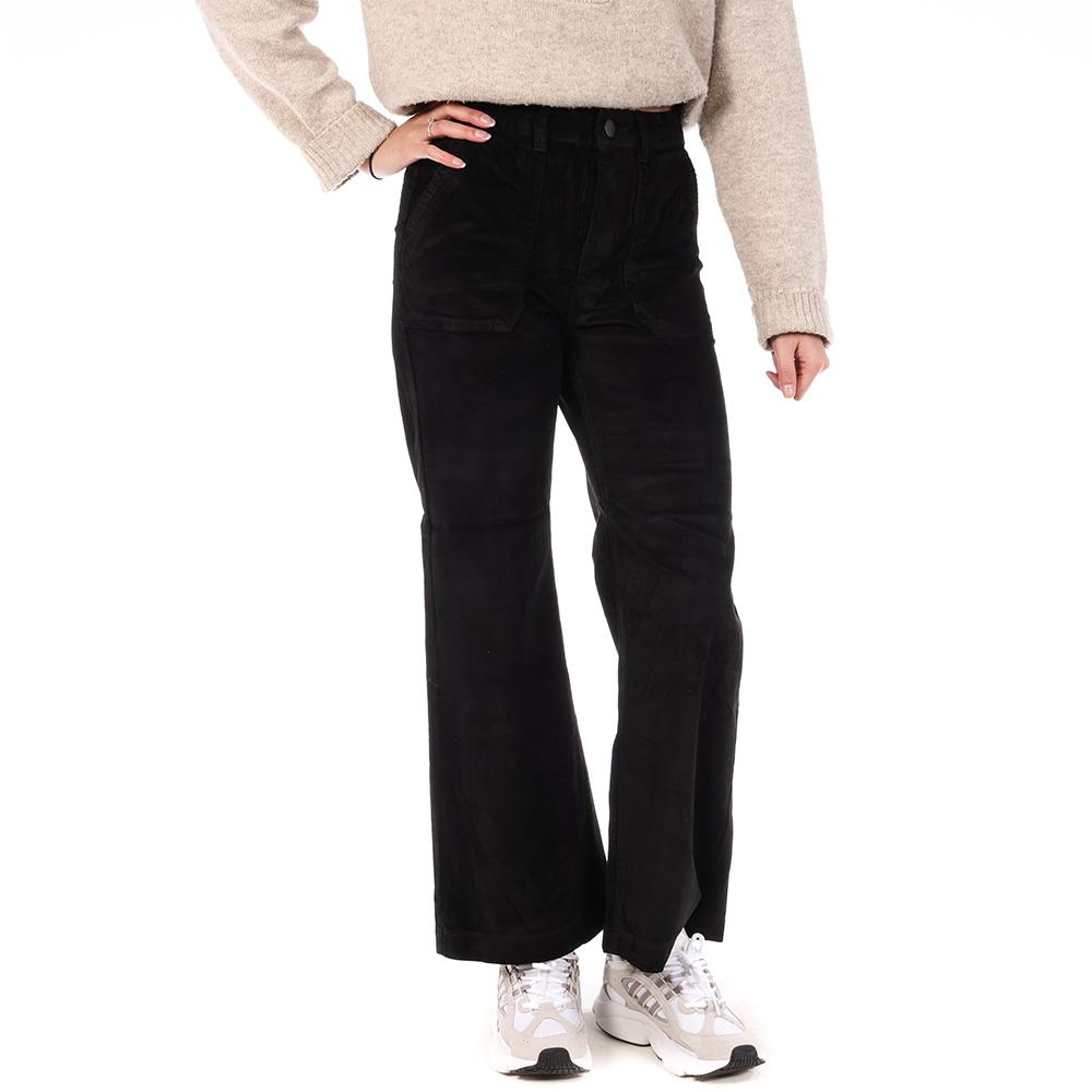 Schwarze Samthose Frau Oraije Pedro günstig