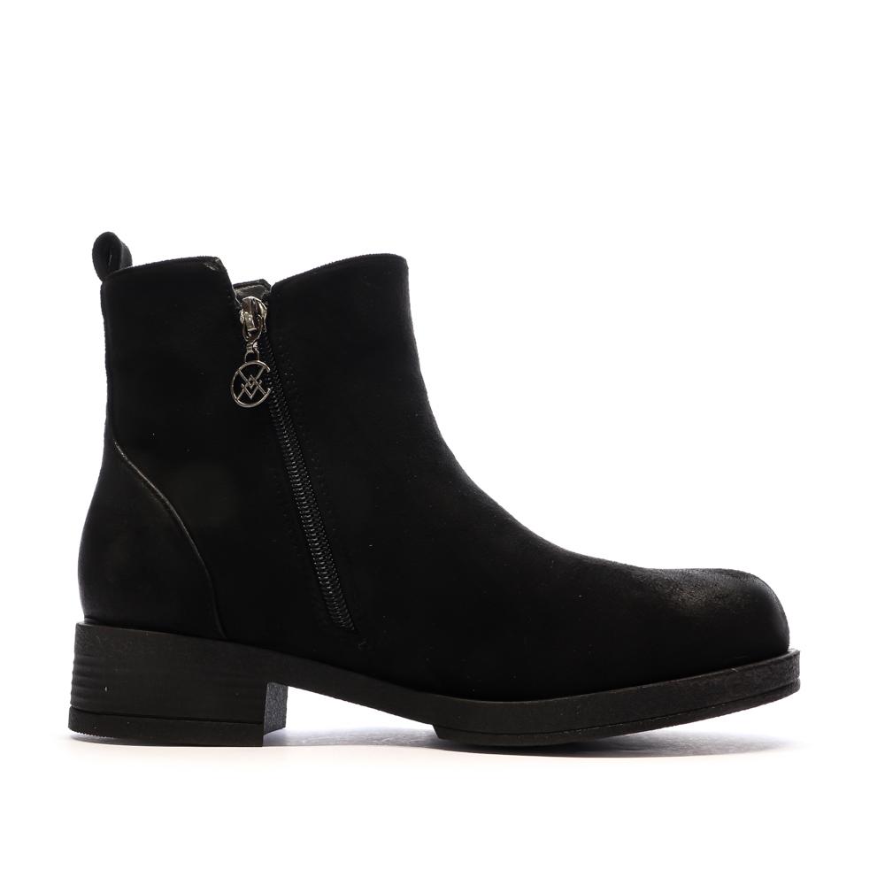 Bottines Noires Femme Chattawak 8-Vamp vue 2