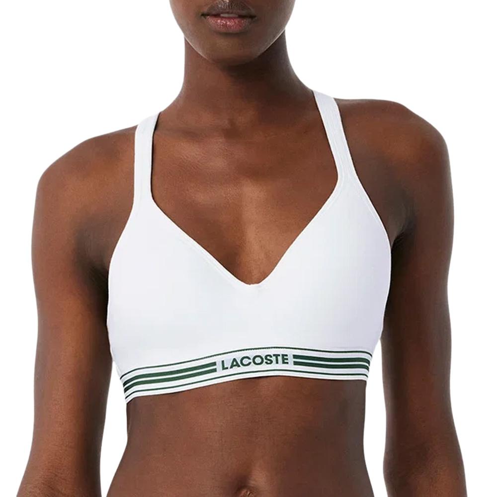 Sujetador blanco para mujer Lacoste IF8626 barato