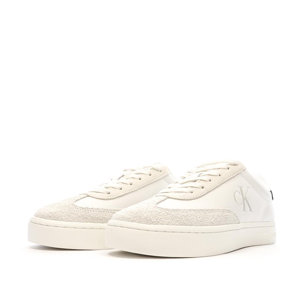 Baskets Blanches/Noires Femme Calvin Klein Jeans Classic Cupsole vue 6