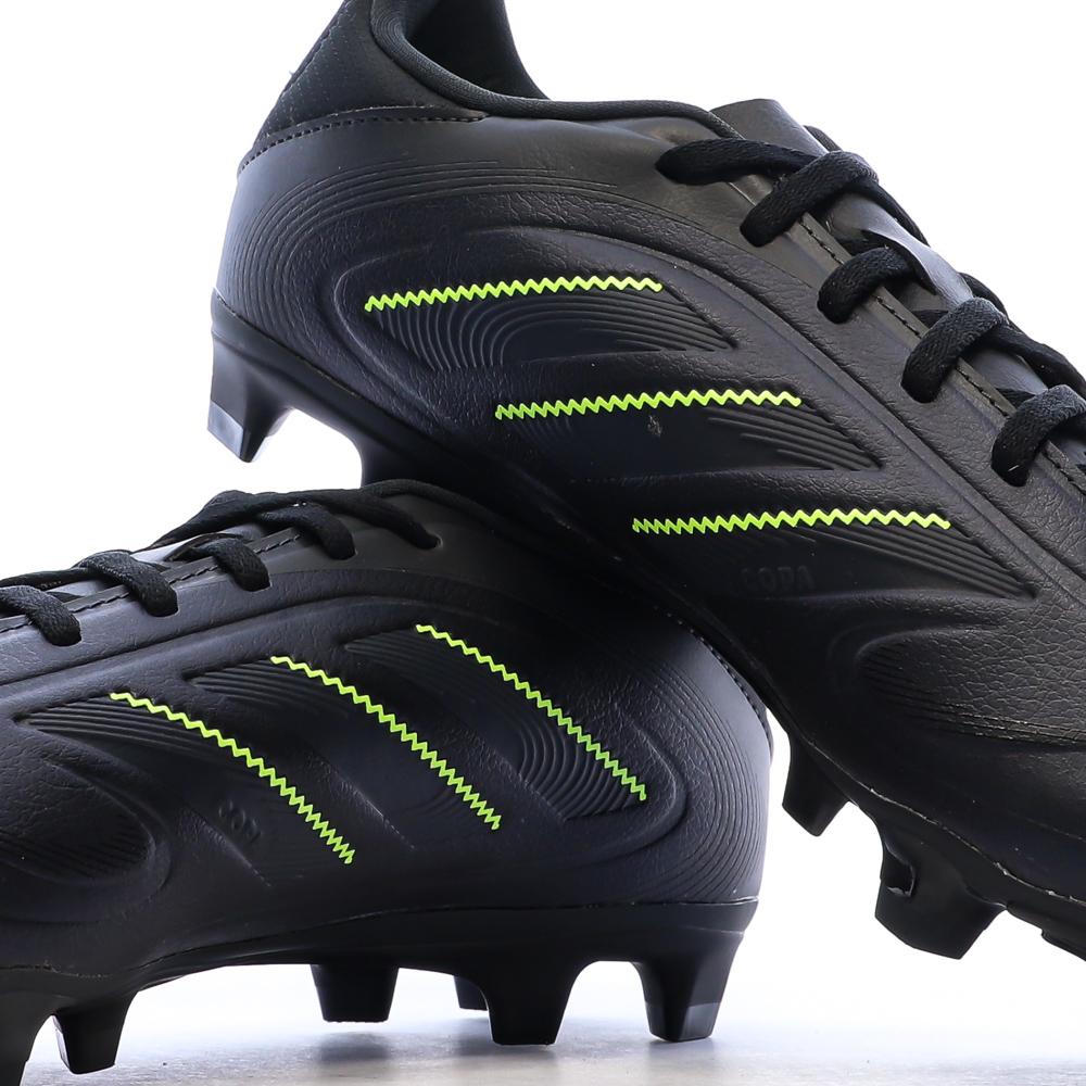 Chaussures de Foot Noir/Jaune Adidas Copa Pure III Club FG/MG vue 7