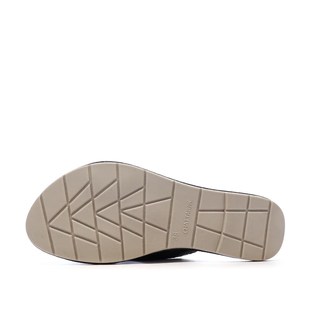 Sandalen Schwarz Frau Chattawak Dacota Ansicht 5